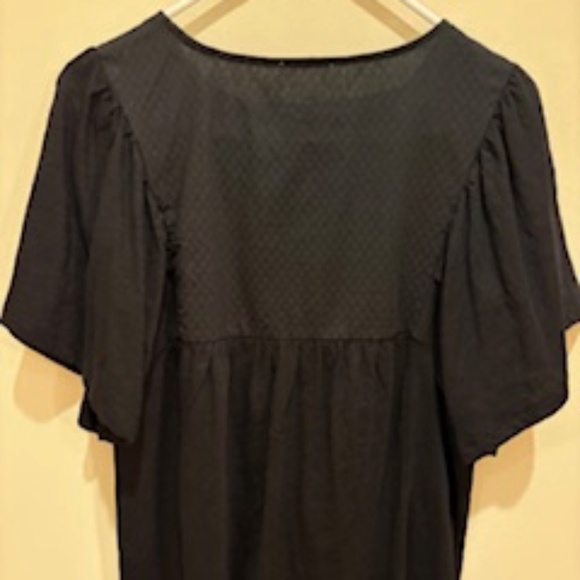 Black Boho Top - Picture 3 of 8